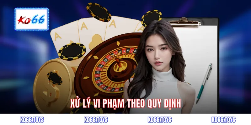 Xử lý vi phạm theo quy định